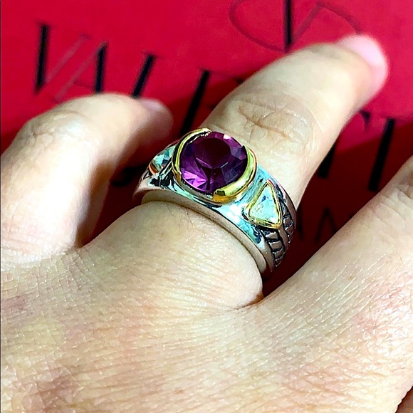 🖤Purple💕stone ring - Picture 2 of 11